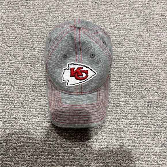 Gray and Red KC Logo Cap - Picture 1 of 2